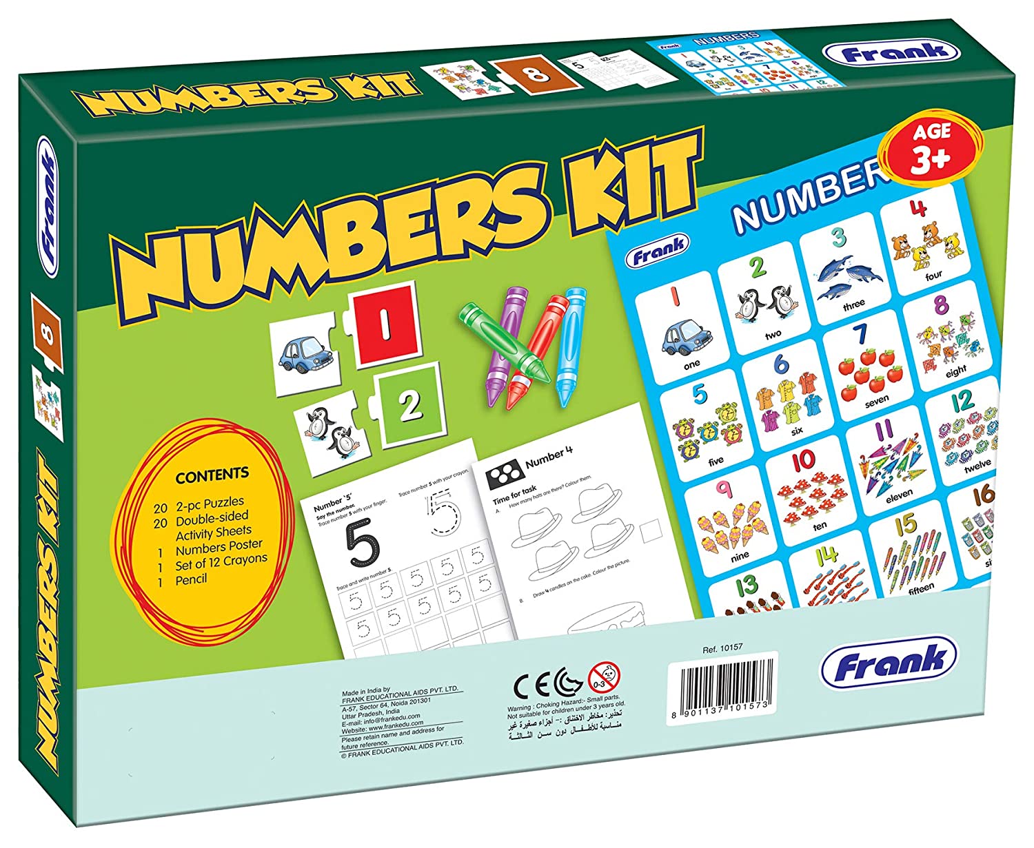 Frank Educational Early Learning Numbers Kit Frank educational early learning numbers kit